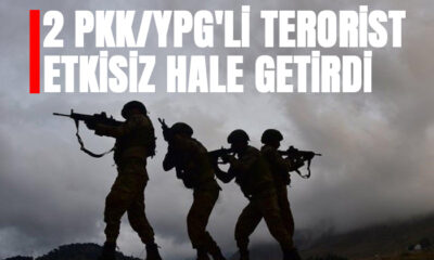 Fırat Kalkanı ve Barış Pınarı bölgesinde 2 PKK/YPG’li terörist etkisiz hâle getirdi