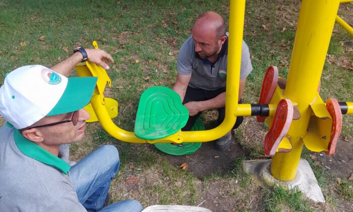 İlkadım’da park ve yeşil alanlara bakım çalışmaları hızlandı