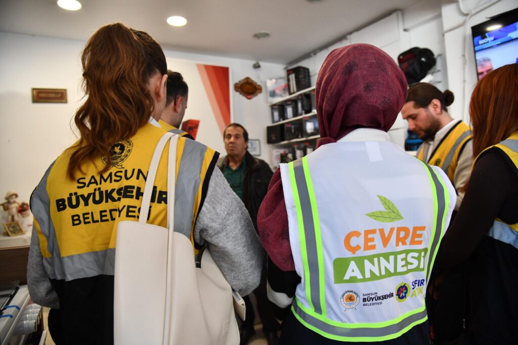 Samsun Büyükşehir’den çiftlik caddesi’ne sıfır atık projesi