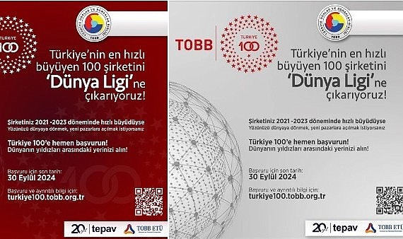 TOBB, en iyi 100 şirketi arıyor