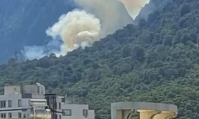 Antalya Sarısu’da orman yangını