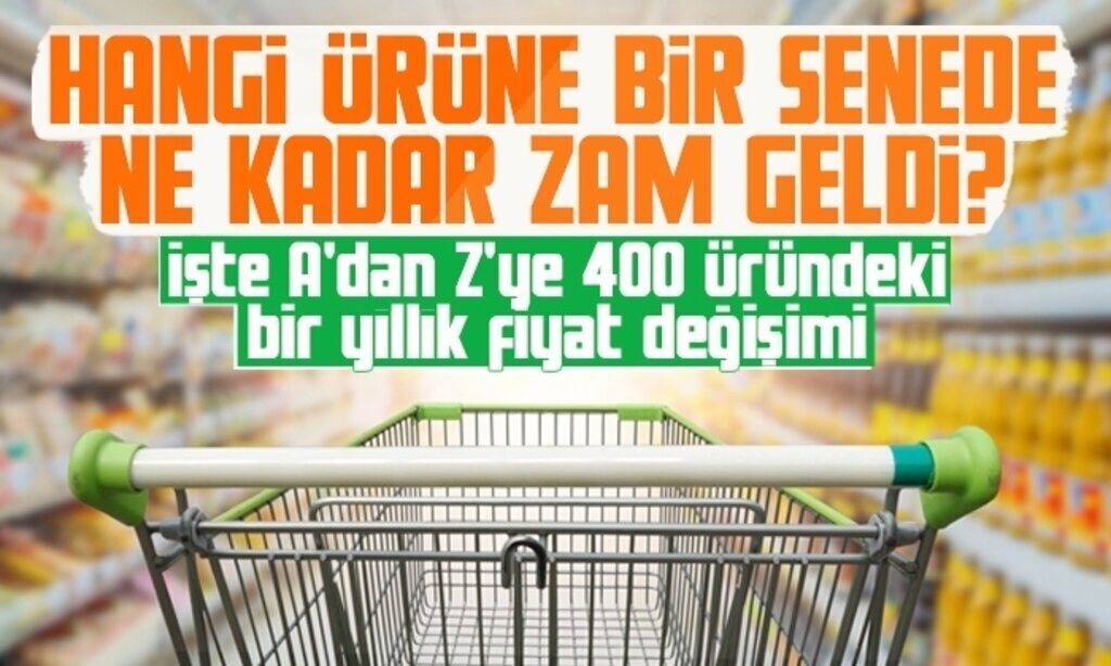 Iste Adan Zye 400 urundeki bir yillik fiyat degisim1
