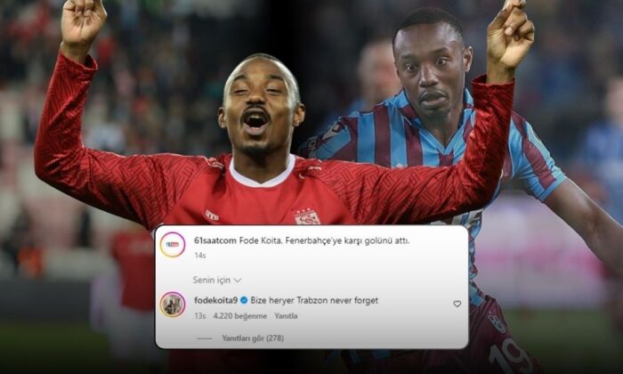 Koita’nın attığı gol değil yaptığı yorum Fenerbahçelileri kızdırdı