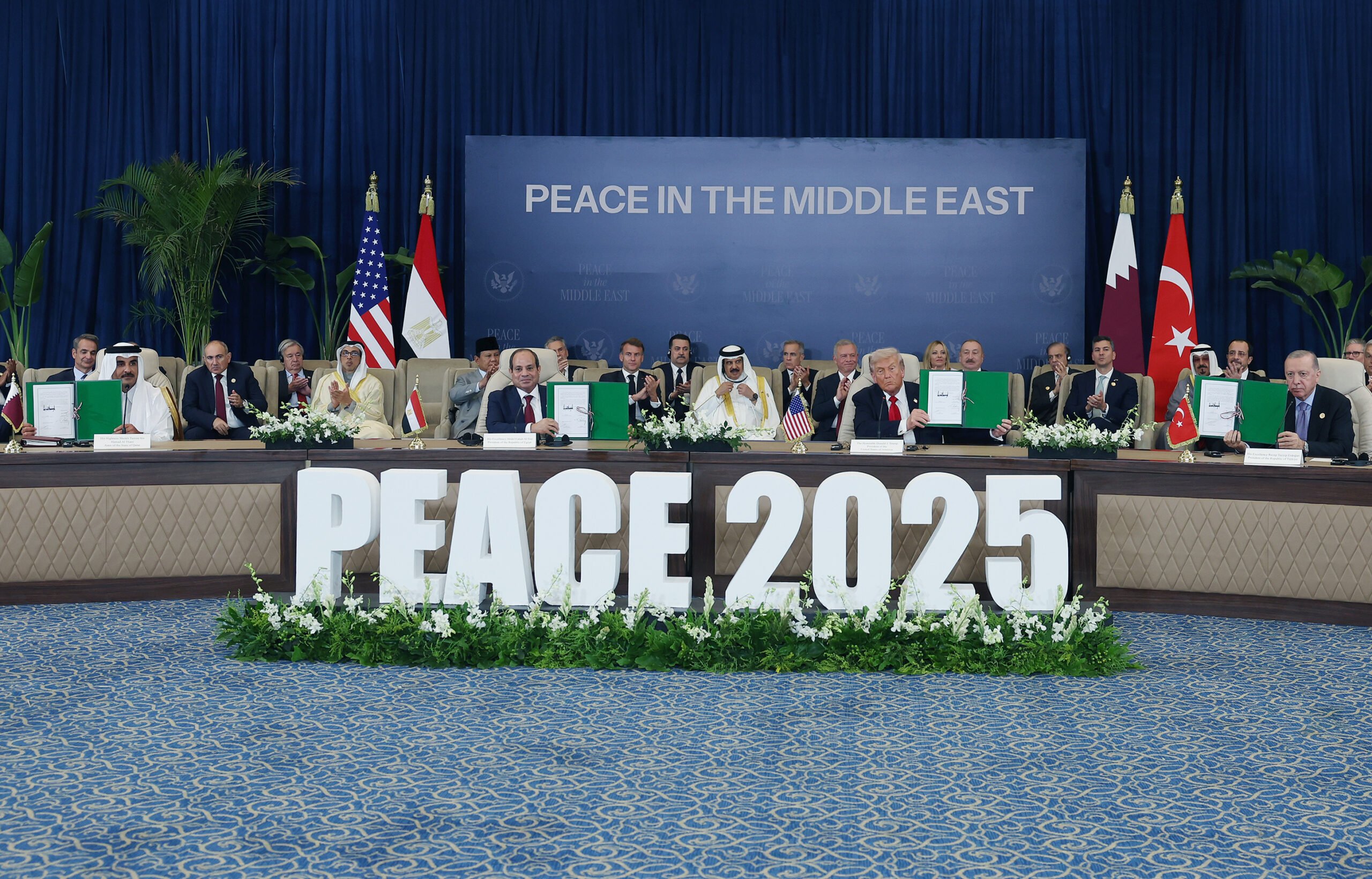 Liderler, Gazze'de barış için ‘Şarm el-Şeyh Anlaşması..