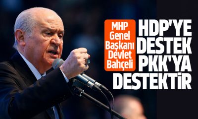 Bahçeli: HDP’ye destek PKK’ya destektir