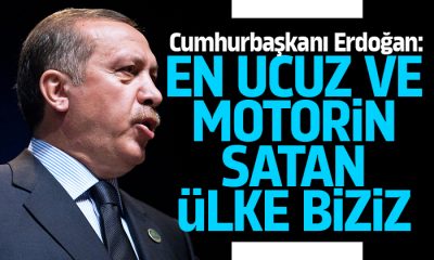 Erdoğan: Avrupada en ucuz benzin ve motorin satan ülke biziz