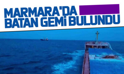 Marmara’da batan gemi bulundu