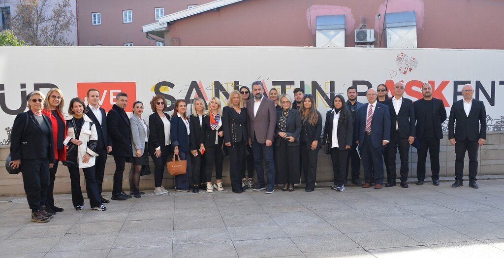 Mersin Kent Konseyinden Halil Ibrahim Yilmaza ziyaret