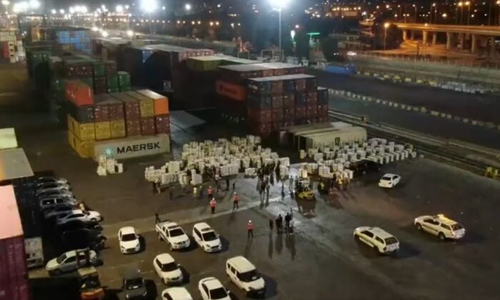 Mersin Limanı’nda 610 kilogram kokain ele geçirildi