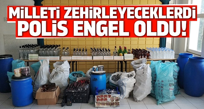 Kaçak Alkol Üretimi ve Ticaretiyle ilgili 2 şüpheli şahıs gözaltına alındı