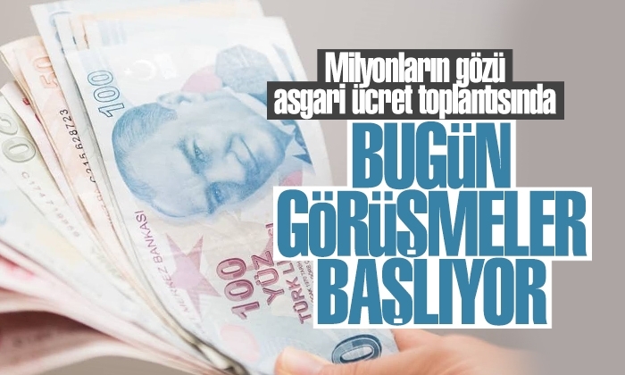 Asgari ücret görüşmeleri başlıyor