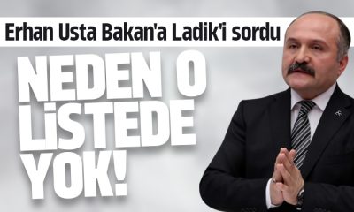 Erhan Usta Bakan’a Ladik’i sordu: ‘Neden o listede yok?’