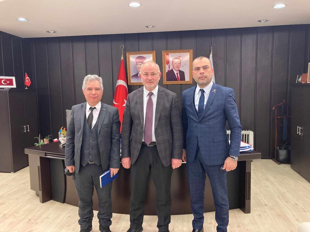 OMU Basin Yayin Haber Rektor Unal Egitim Is Sendikasi Samsun Sube Baskanini Konuk Etti