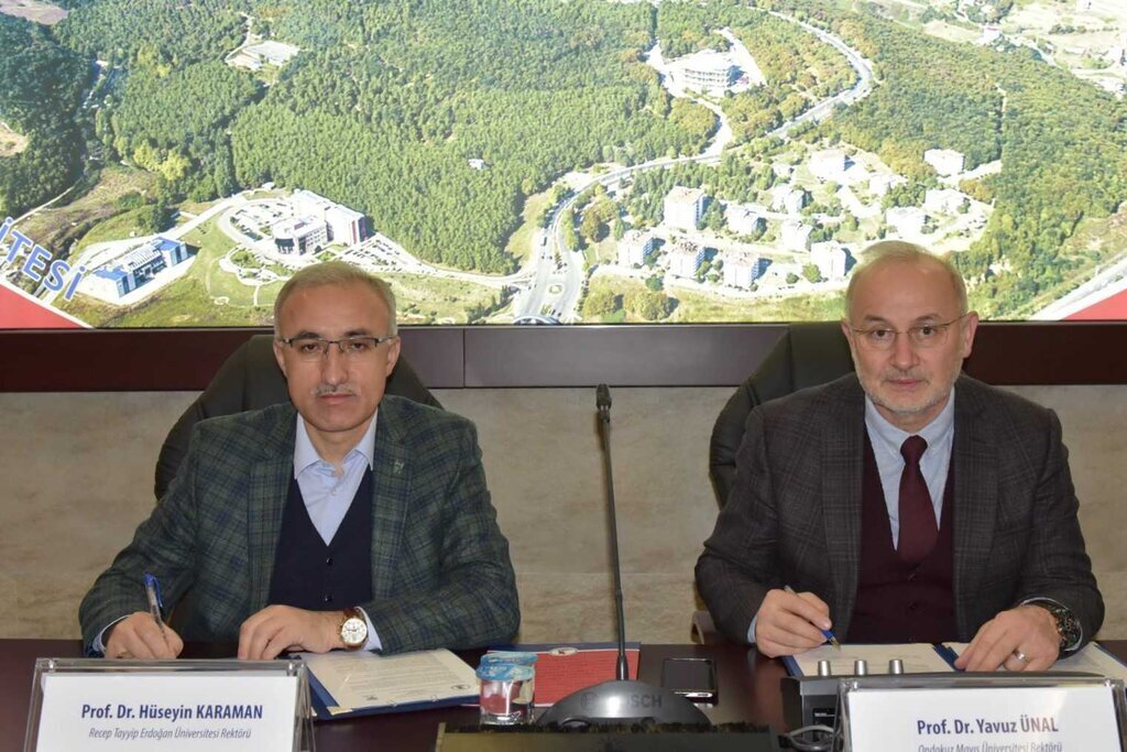 OMU ile Recep Tayyip Erdogan Universitesi Arasinda YOS Is Birligi