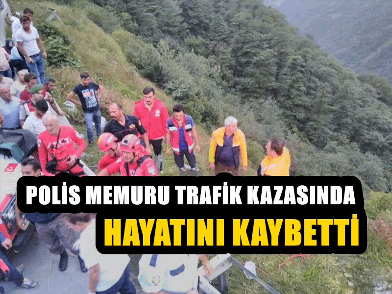 Polis memuru trafik kazasında öldü