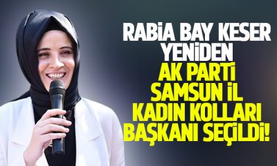 AK Parti Samsun İl Kadın Kolları Başkanlığı’na Rabia Bay Keser yeniden seçildi