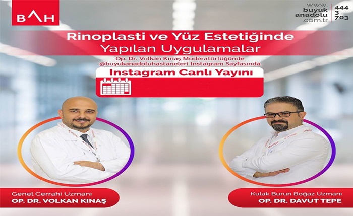 Rinoplasti ve Yüz Estetiğinde Yapılan Uygulamalar