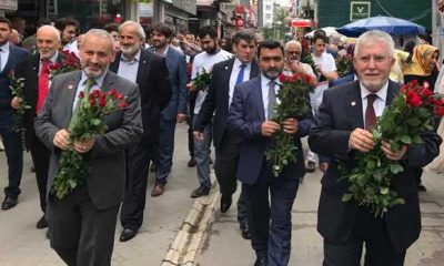 Saadet’in sevgi yürüyüşüne yoğun ilgi