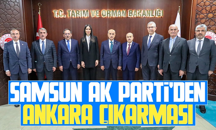 Samsun AK Parti’den Ankara çıkarması