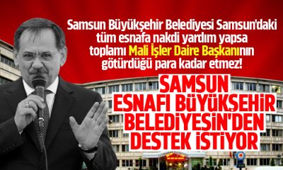 Samsun esnafı Büyükşehir Belediyesi’nden destek istiyor