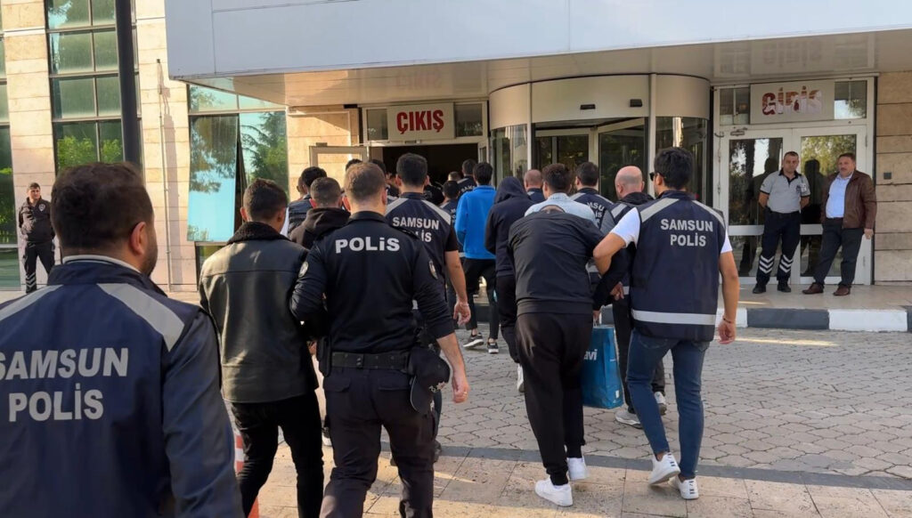 Samsun merkezli 13 ilde yasa dışı bahis operasyonunda 39 gözaltı