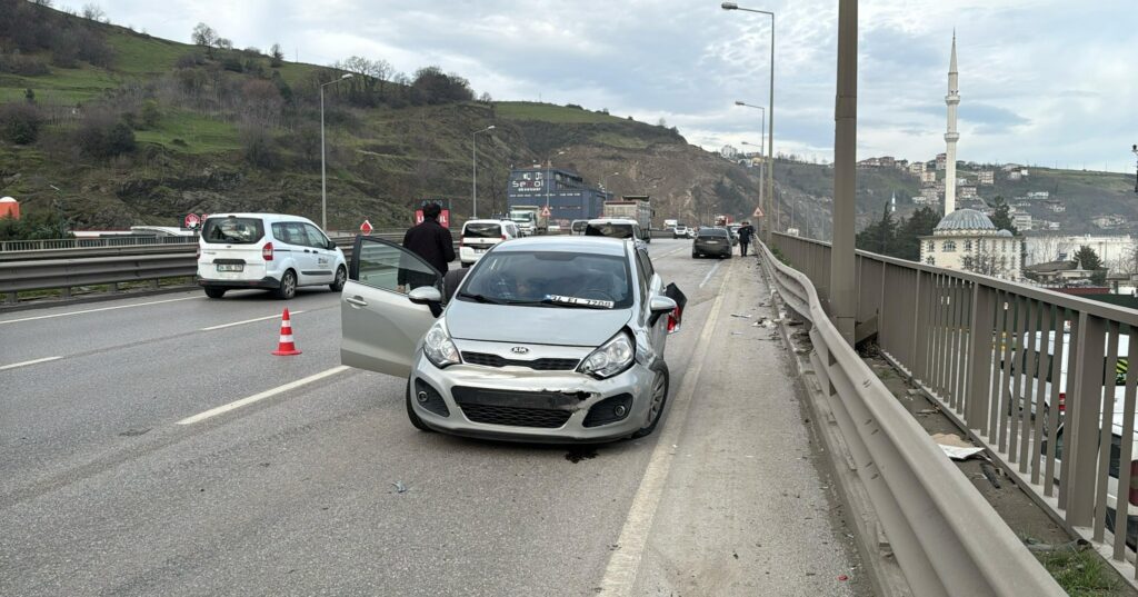 Samsun’da zincirleme kaza; 3 yaralı