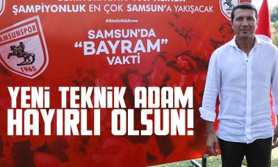 Samsunspor’un yeni teknik adamı Bayram Bektaş oldu
