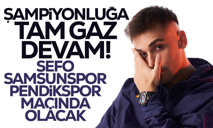 Ünlü rapçi Sefo Pendikspor maçında olacak!