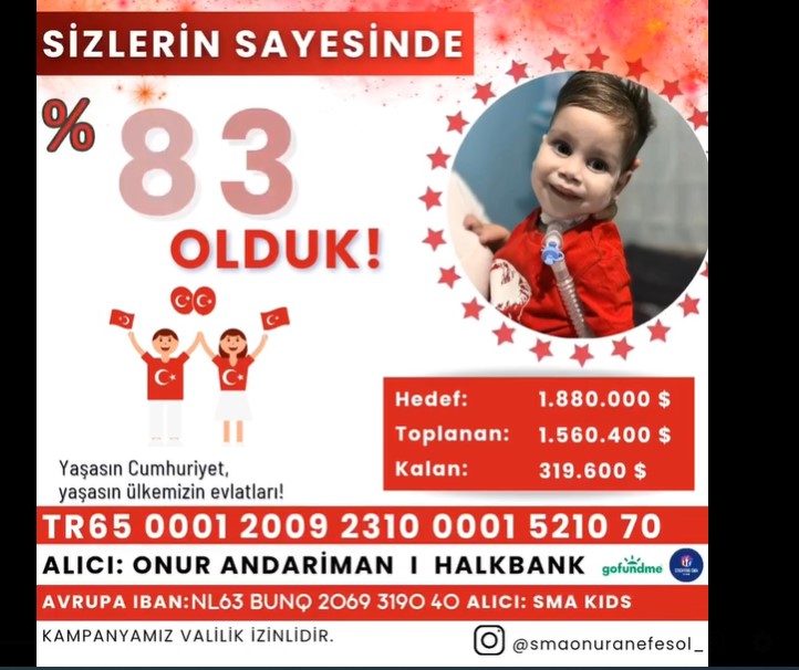 SMA’lı Onur bebek için geri sayım başladı