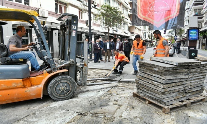 Samsun Büyükşehir Belediyesi çark etti! Sökülen taşlar başka alanda kullanılacak