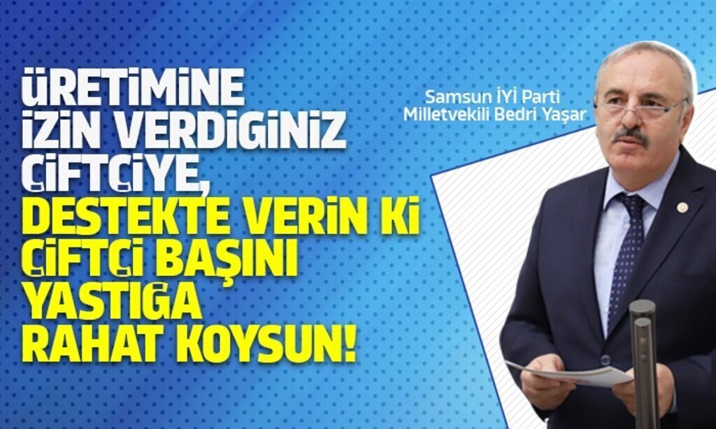 Samsun Milletvekili ve iYi Parti Yerel Yonetimler Baskan Yardimcisi Bedri Yasar2