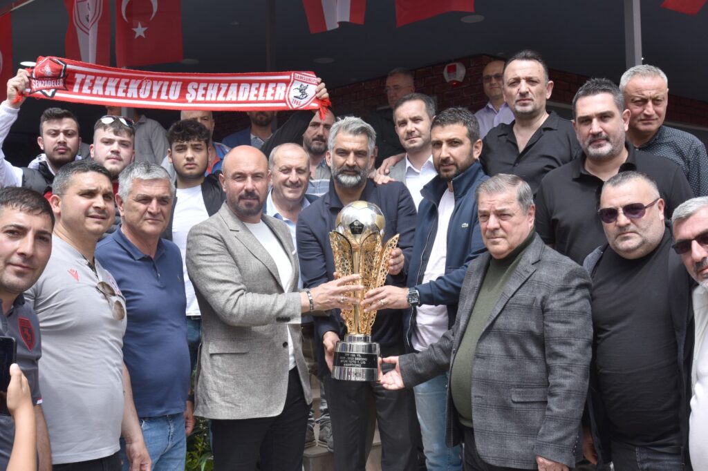 Samsunspor’un şampiyonluk kupası Tekkeköy’de