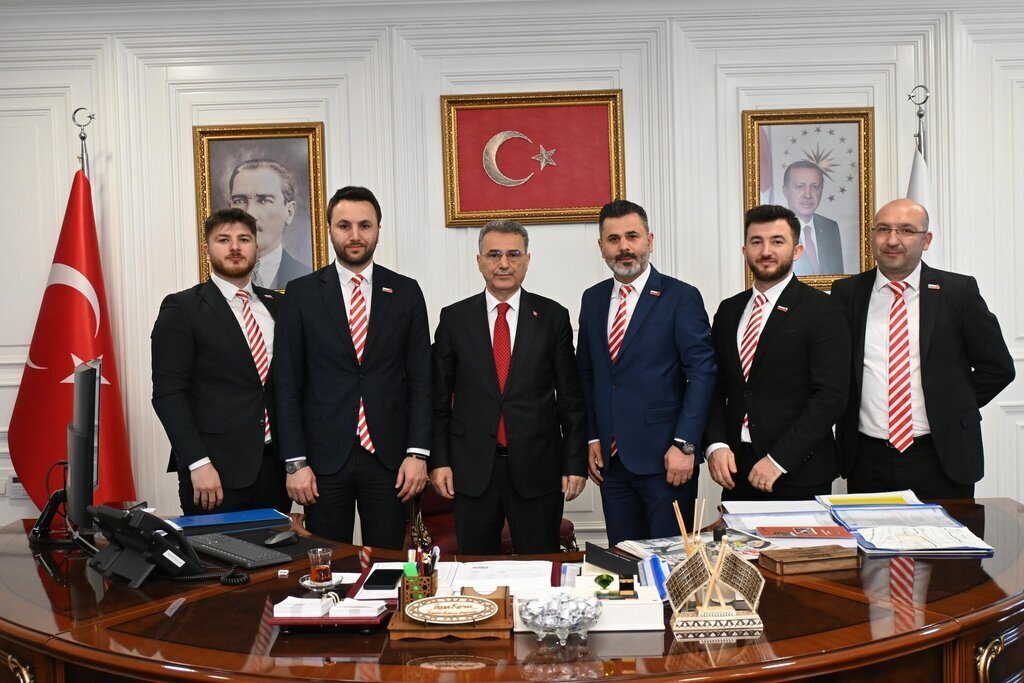 Sevdamiz Samsundan Baskan Ihsan Kurnaza Ziyaret