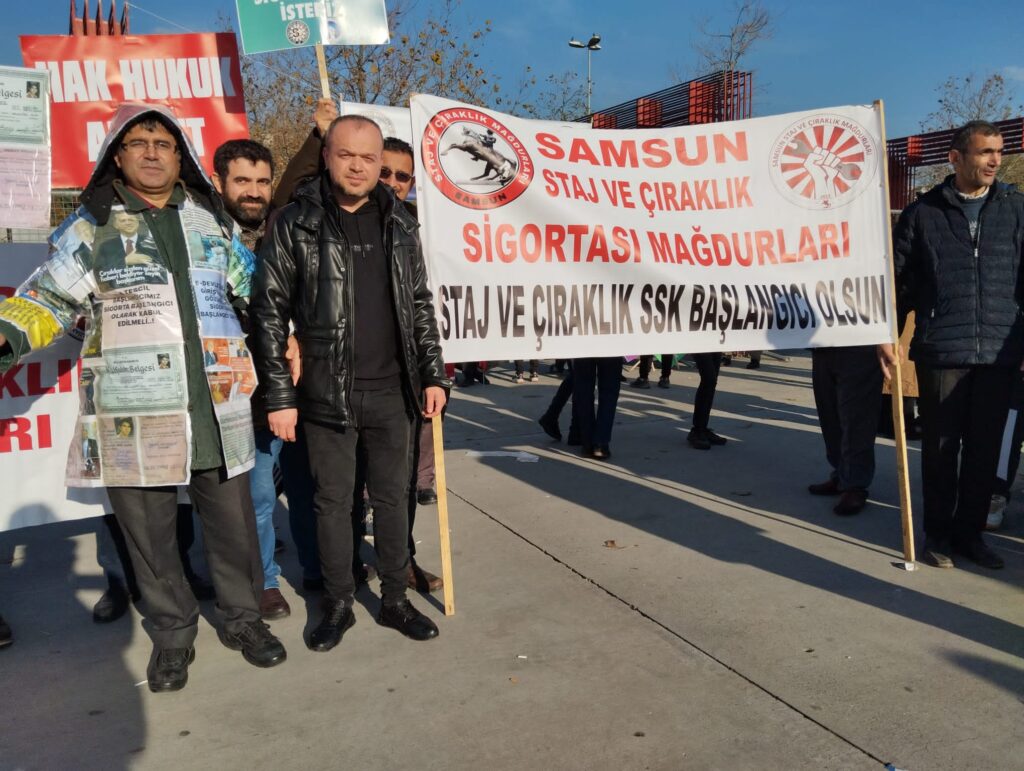 Staj ve çıraklık mağdurları ‘Büyük İstanbul Mitingi’nde buluştu