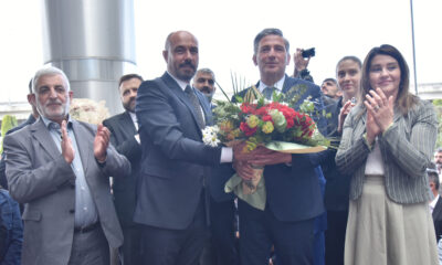 Tekkeköy Belediye Başkanı Mustafa Candal görevi devraldı