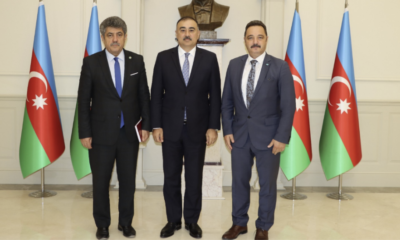 TİMBİR yöneticileri, Azerbaycan’ın Ankara Büyükleçisi Memmedov’la görüştü