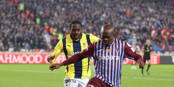 Trabzonspor sahasında Fenerbahçe’ye 3-2 mağlup oldu