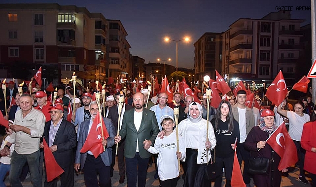 Tekkeköy Cumhuriyet’in 100. yılını coşkuyla kutladı