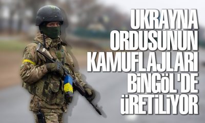 Ukrayna ordusunun kamuflajları Bingöl’de üretiliyor