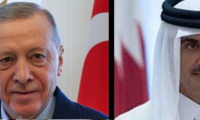 Cumhurbaşkanı Erdoğan, Katar Emiri El-Sani ile görüştü