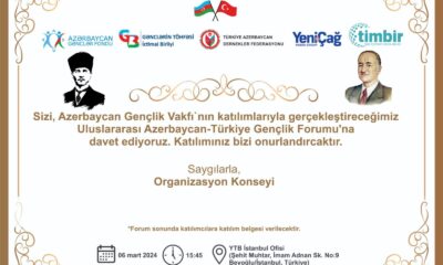 ‘Azerbaycan-Türkiye Gençlik Forumu’ 6 Mart’ta gerçekleştirilecek
