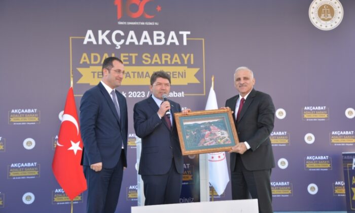 Akçaabat Adalet Sarayının temeli törenle atıldı