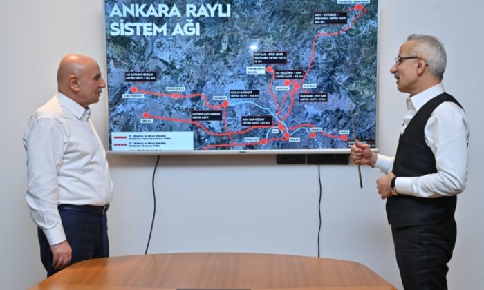 Uraloğlu, Cumhur İttifakı Ankara Büyükşehir Belediye Başkan adayı Turgut Altınok ile başkent ulaşımını masaya yatırdı