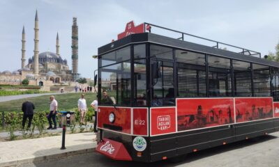Edirne’de turistik gezi treni hizmete başladı