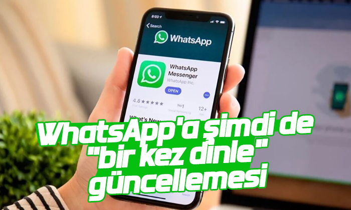 WhatsApp’a şimdi de ”bir kez dinle” güncellemesi