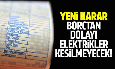 EPDK’dan elektrik borçlarıyla ilgili yeni karar!