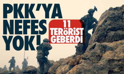 Suriye’nin kuzeyinde 11 PKK/YPG’li terörist EX