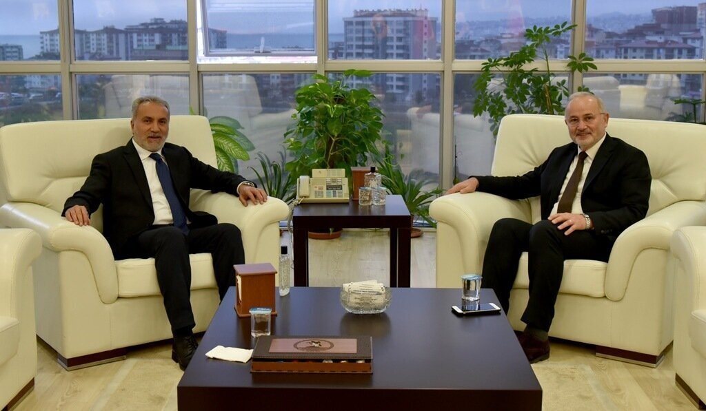 Yozgat Bozok Universitesi Rektoru Ahmet Karadagdan Nezaket Ziyareti