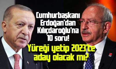 Erdoğan’dan Kılıçdaroğlu’na: Yüreği yetip 2023’te aday olacak mı?