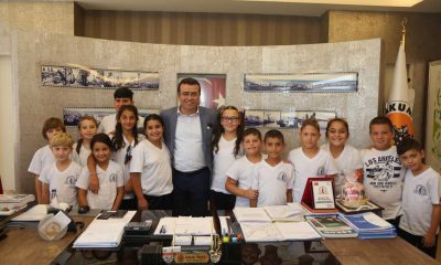 Başkan Taşçı’ya Kıbrıslı Çocuklardan Teşekkür